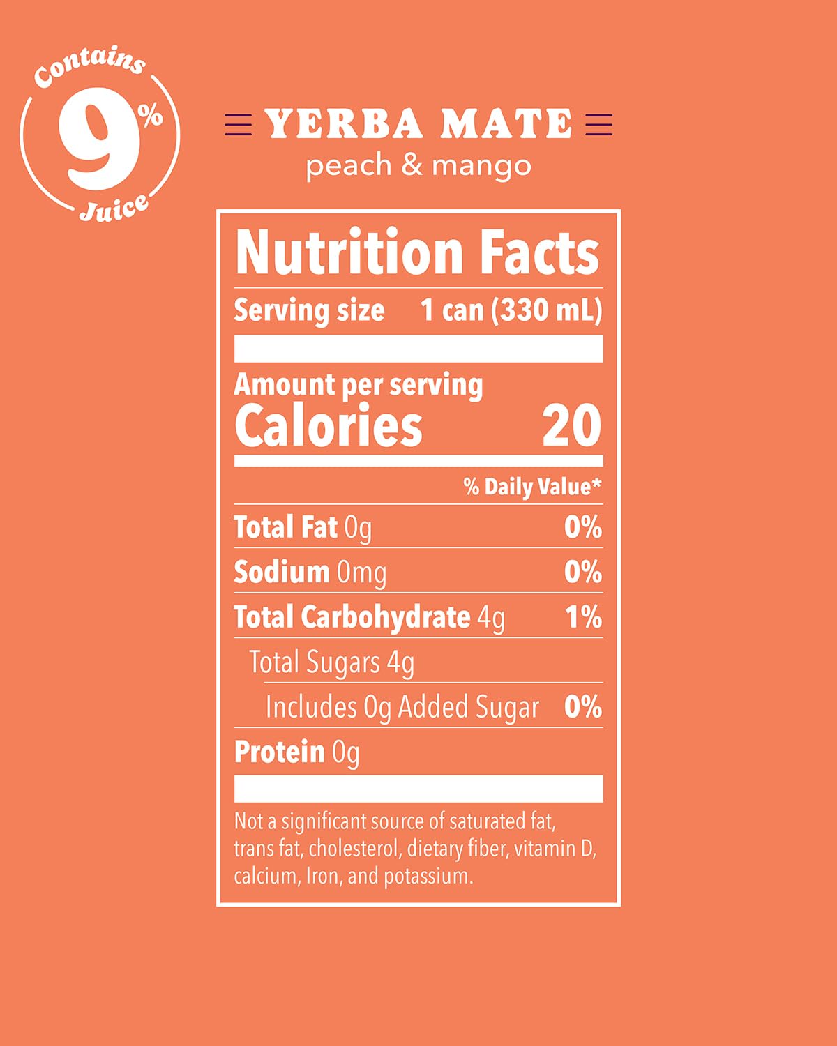 Babe Organic Yerba Mate Energy Drinks | NO SUGAR ADDED with 150mg Plant-Based Caffeine | Natural Yerba Mate Tea with No Crash, No Jitters - Peach Mango & Passion Dragon (12 x 12oz Cans)