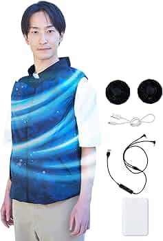 山善] ペルチェ ベスト 10000mAhバッテリーセット ファン付き作業着 Amazon.co.jp: [山善] ファン付き作業服 ペルチェ ベスト 半袖