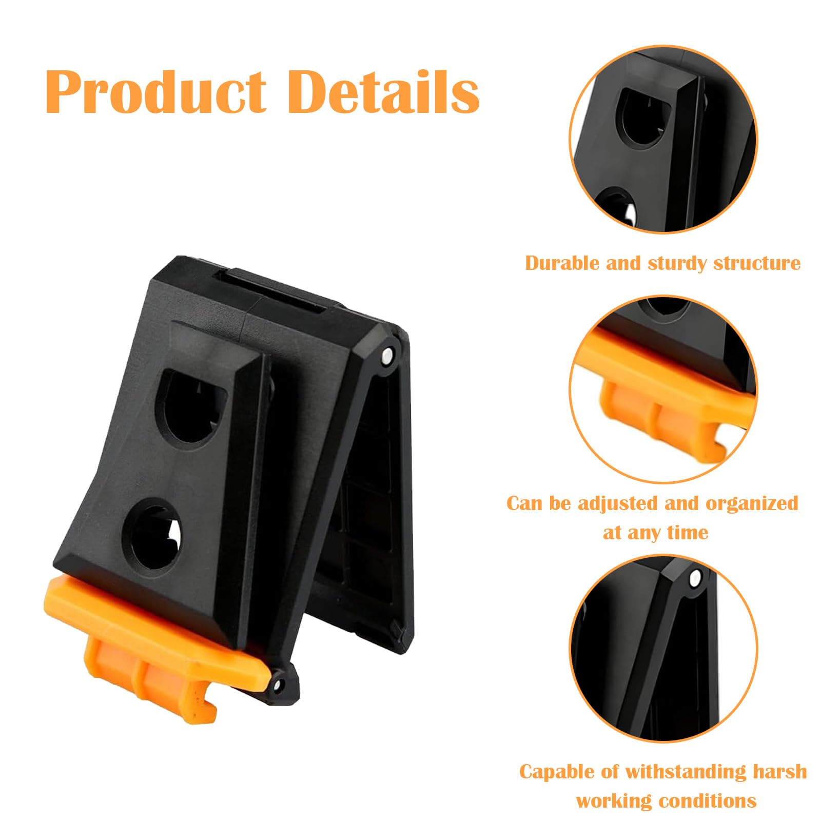 4 Belt Clips, Toughbuilt - Image 3