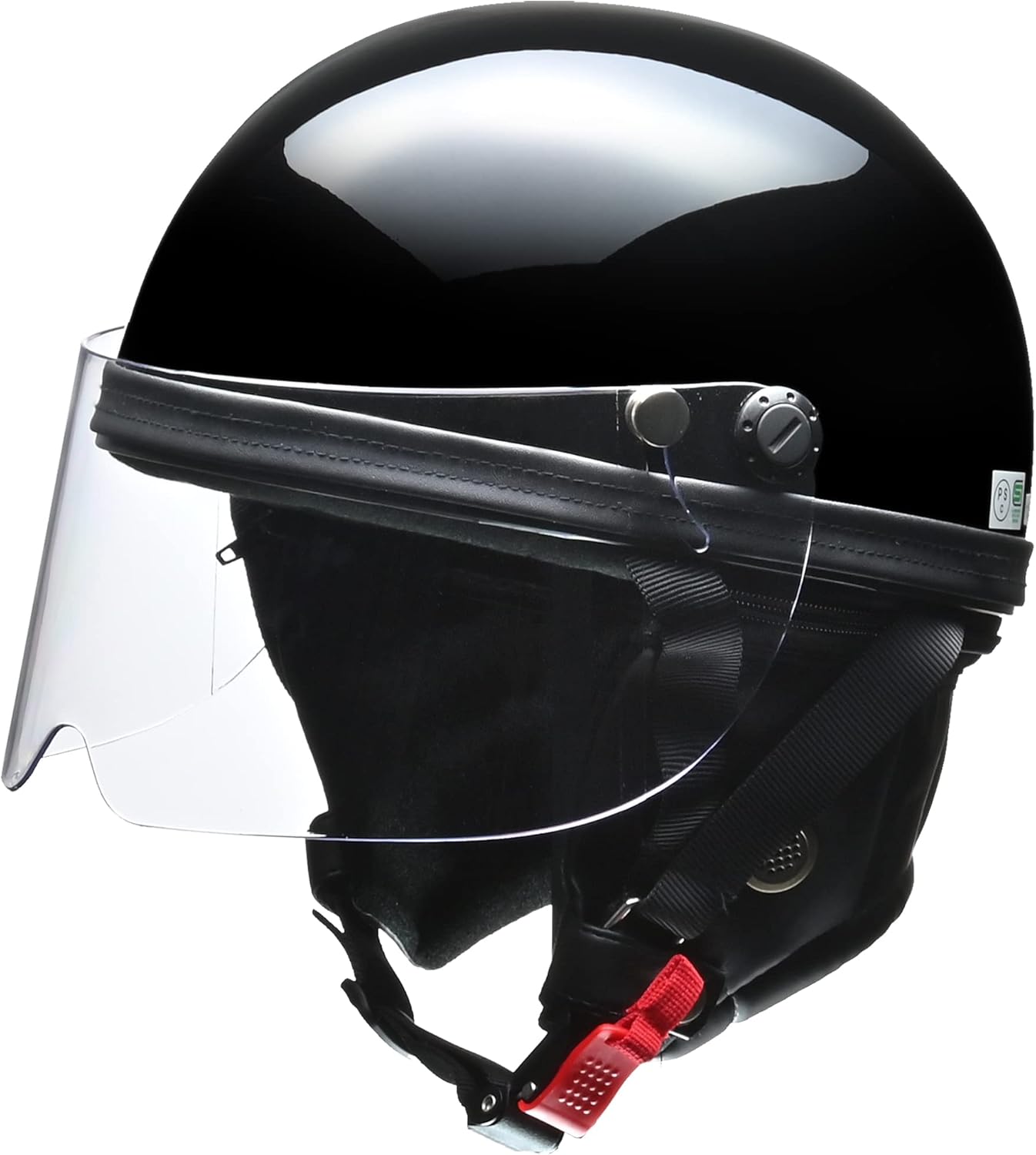 リード工業(LEAD) バイクヘルメット ハーフ HARVE ブラック フリーサイズ HS-2 -