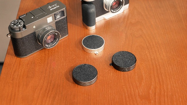 JJC XM5 Poignée En Métal Pour Appareil Photo Fujifilm Fuji X-M5, Type Arca Swiss Support De Plaque à Dégagement Rapide Avec Support L En Silicone