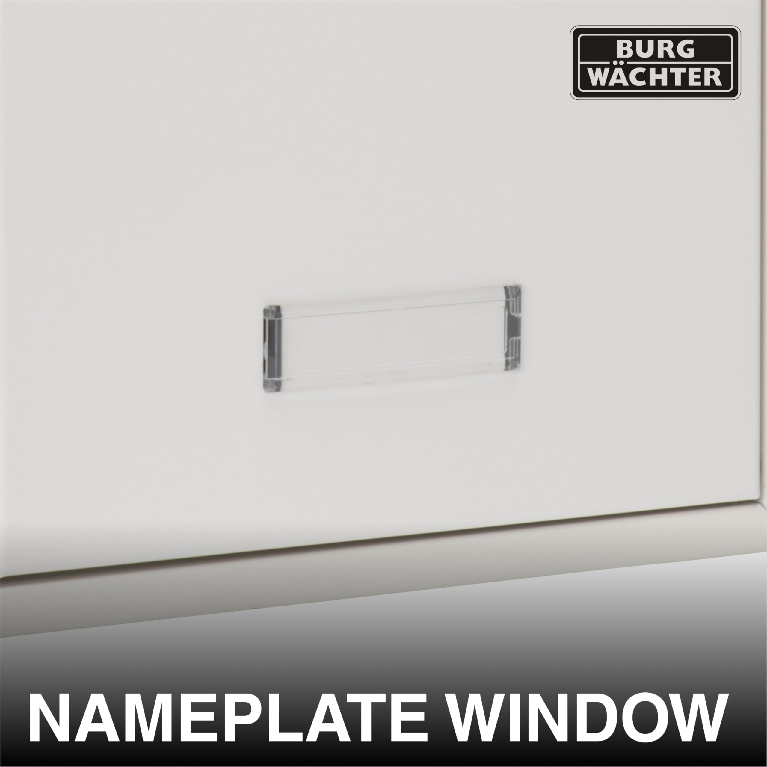 G2 trading 19 - Buzón para interiores (tamaño grande, acero), color blanco