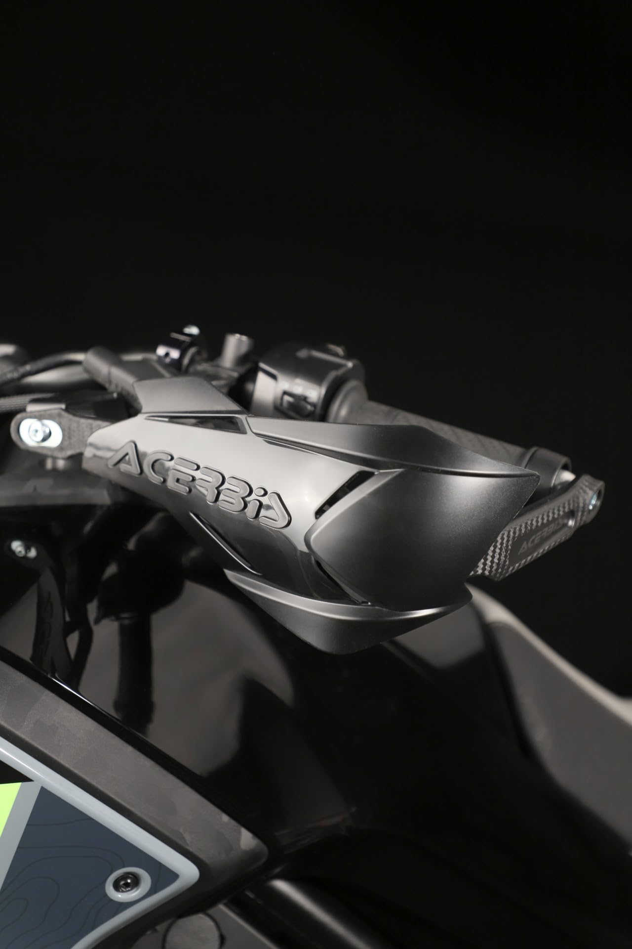 Paramani Acerbis X-FACTORY compatibili con CFMOTO 450 MT 2024-2025 alluminio nero