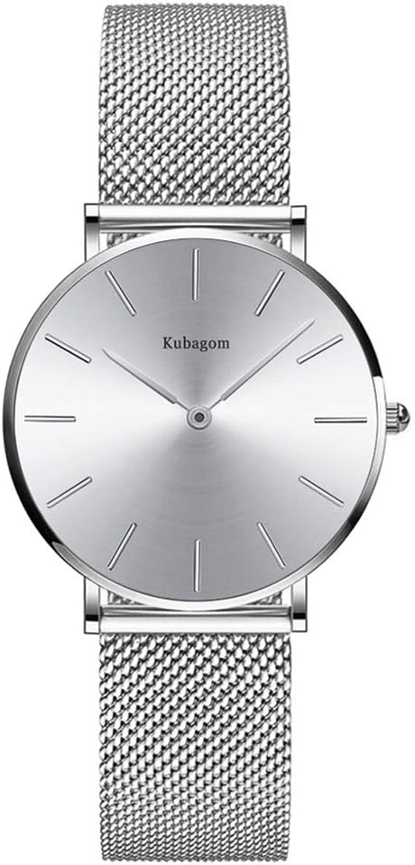 Women's Watch Analogue Quartz Stainless Steel Waterproof Mesh Ultra Thin