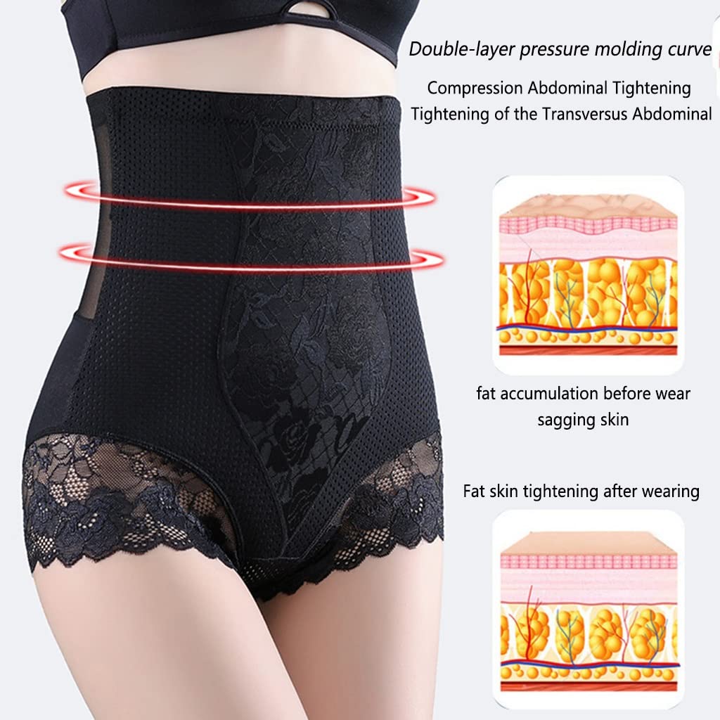 Generic 2 Pezzi Mutandine per il Sollevamento del Culo Della Cintura Dell'addome dopo il Parto Shapewear Hip-up per il Controllo Della Pancia Senza Tracce Anti-arricciatura