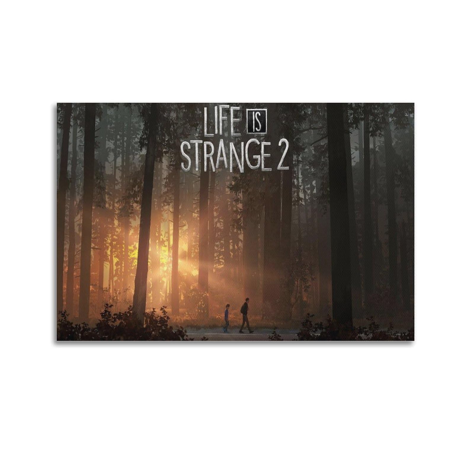 Ksoxdaitip Unframe-Style Life Is Strange 2 Game Poster Poster Decorative Painting Canvas Wall Posters And Art Picture Print Modern Family Bedroom Decor Posters 12X18inch(30X45cm)