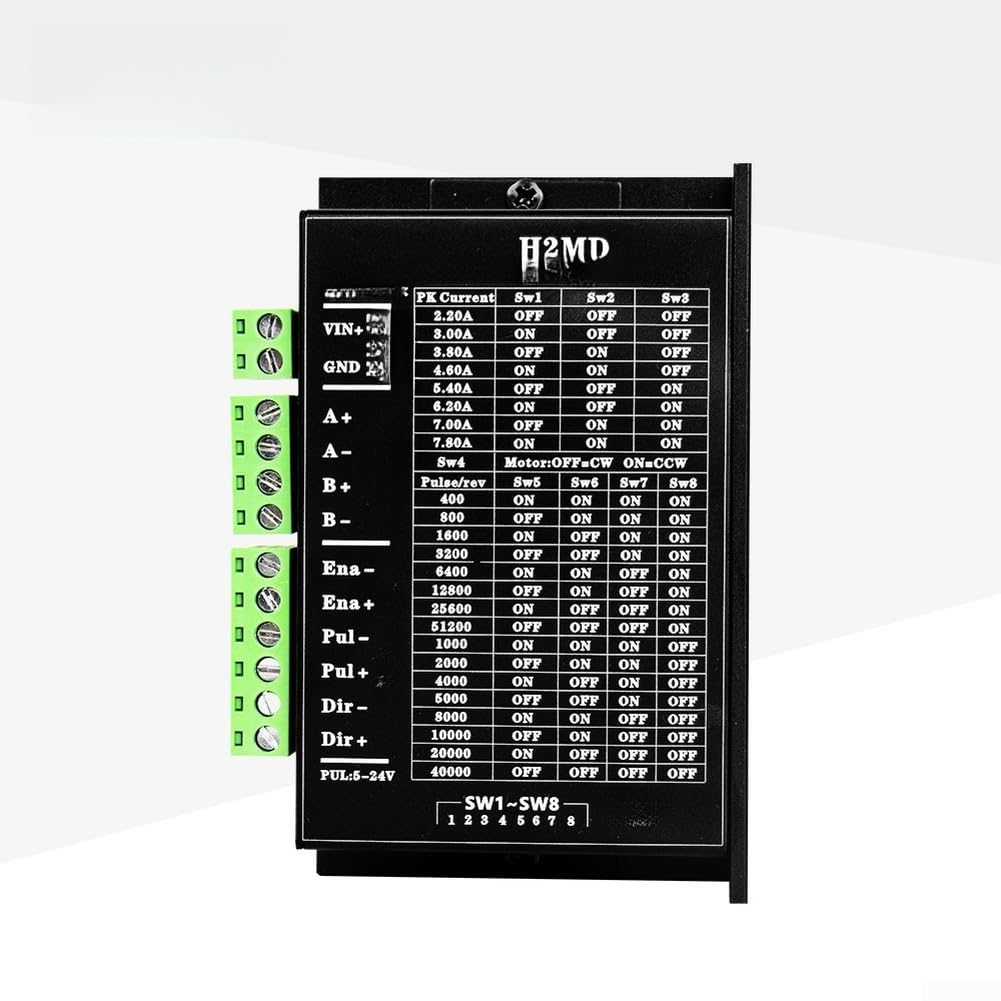 Controlador de motor paso a paso 24 – 80 V CC para 6 A DSP controlador motor paso a paso