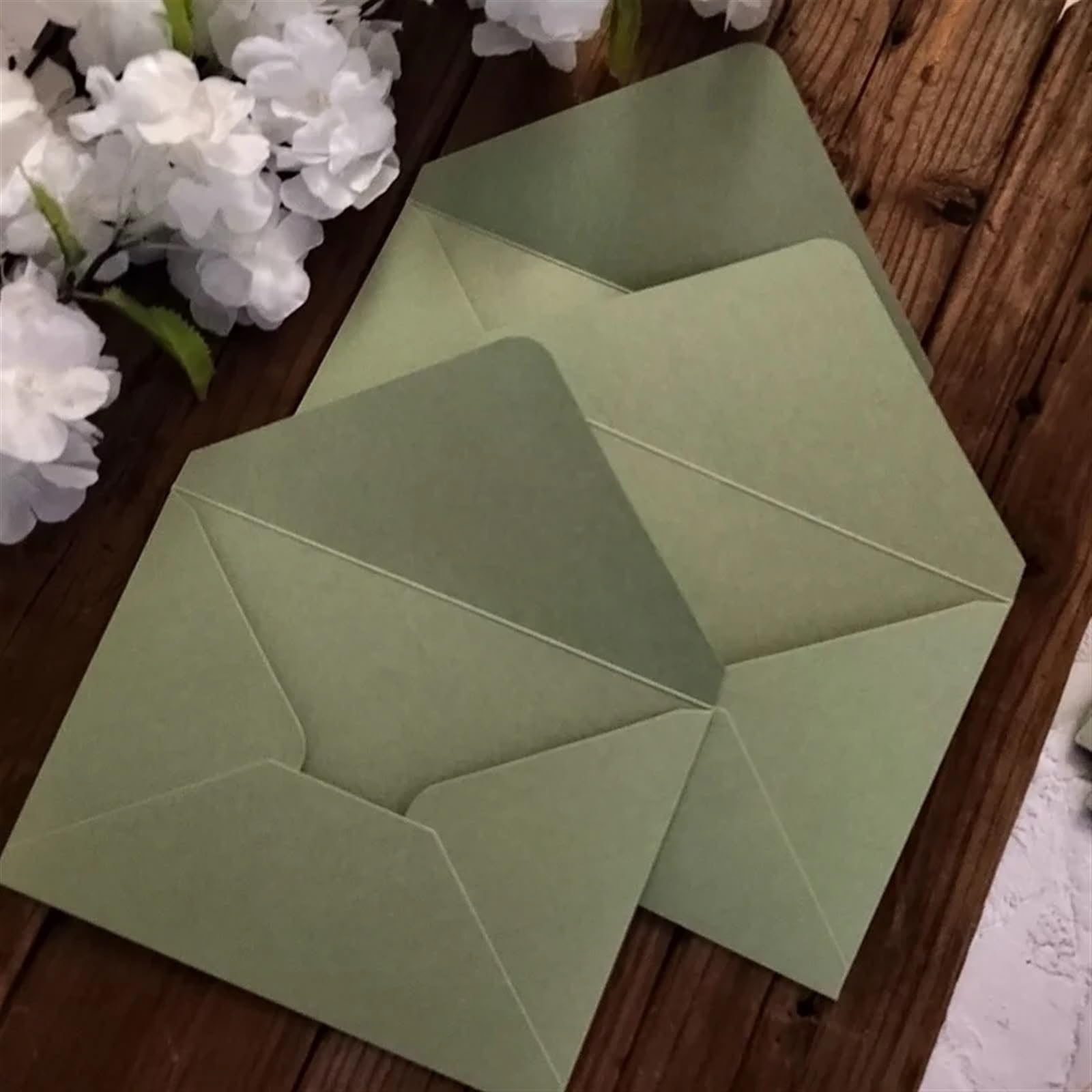 Einladungskarten Hochzeit 50 Stück grüne Umschläge for Hochzeitseinladungskarten