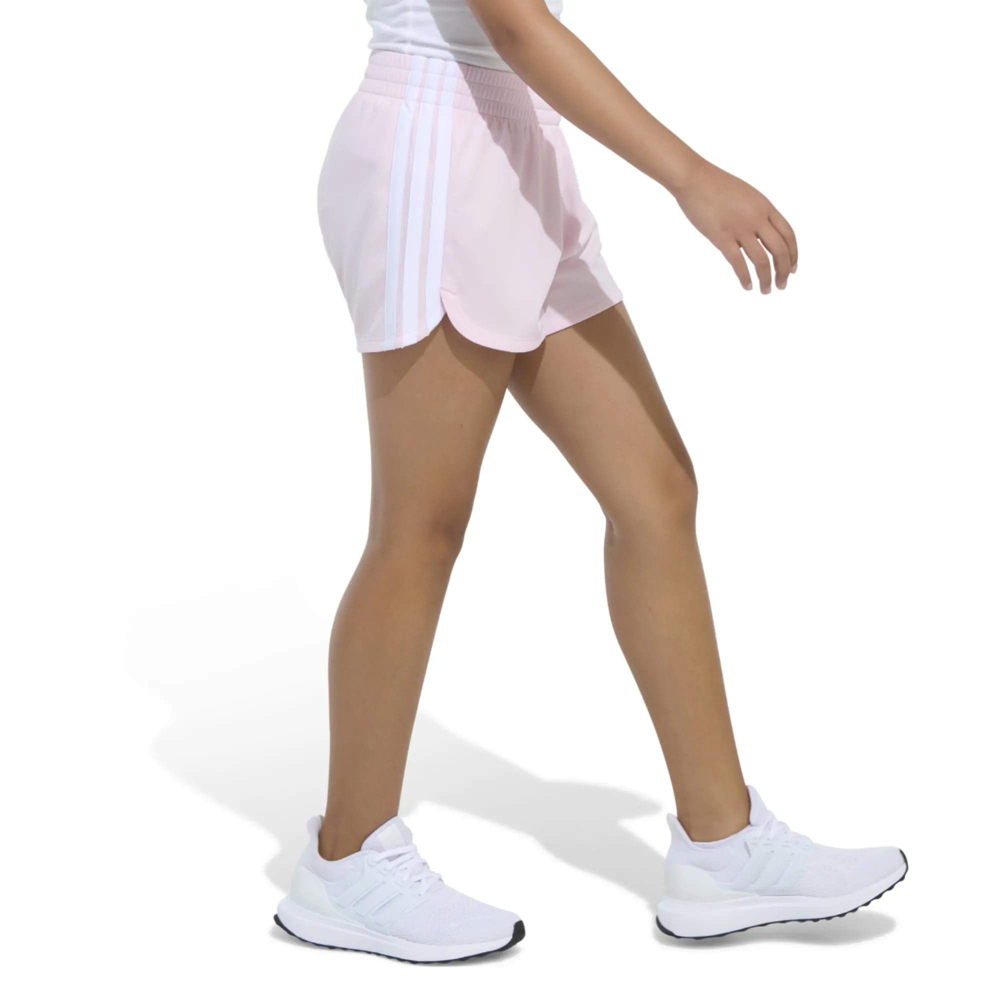 adidas Pantalones cortos deportivos grandes para niña