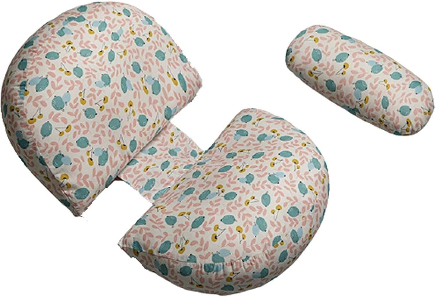 Pregnancy Pillow, Maternity Side Sleeping Pillow for Back, Belly, HIPS & Legs Support, Comfortable Cushion for Expecting Women