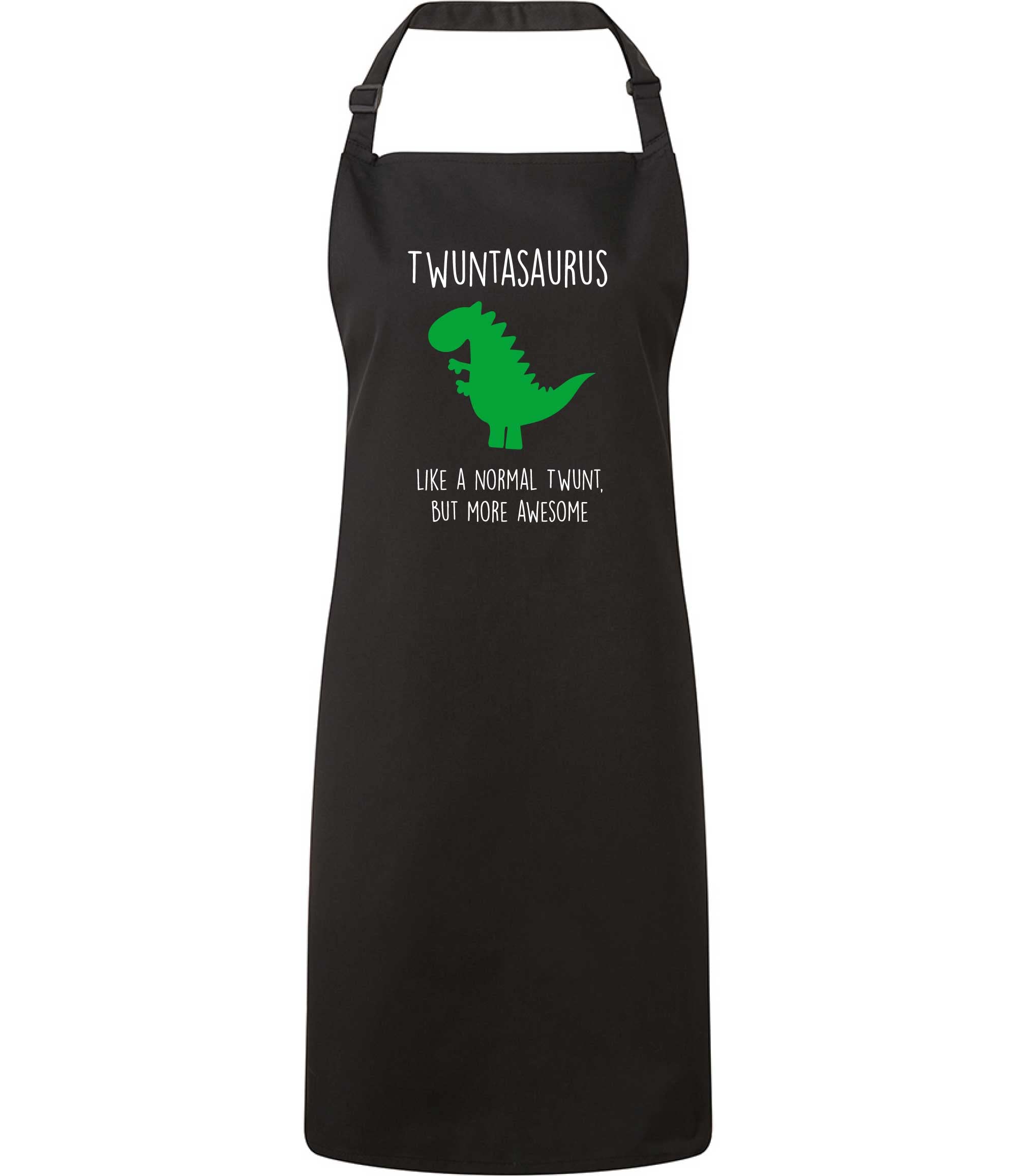 60 Second Makeover Black Limited Twunt Dinosaur Apron Twuntasaurus Gift Present Birthday Christmas