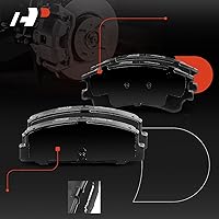 Vista 7 de A-Premium Rotores de freno de disco sólido delanteros y traseros + pastillas de cerámica compatibles con modelos seleccionados de Mazda - 6 2003