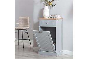 Tilt Out Trash Cabinet - Space-Saving Kitchen Solution