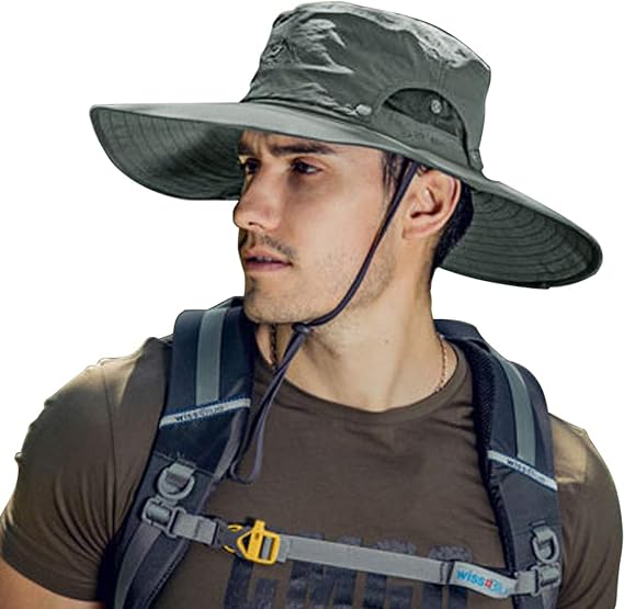 COSMOING Breathable Fishing Hat Wide 