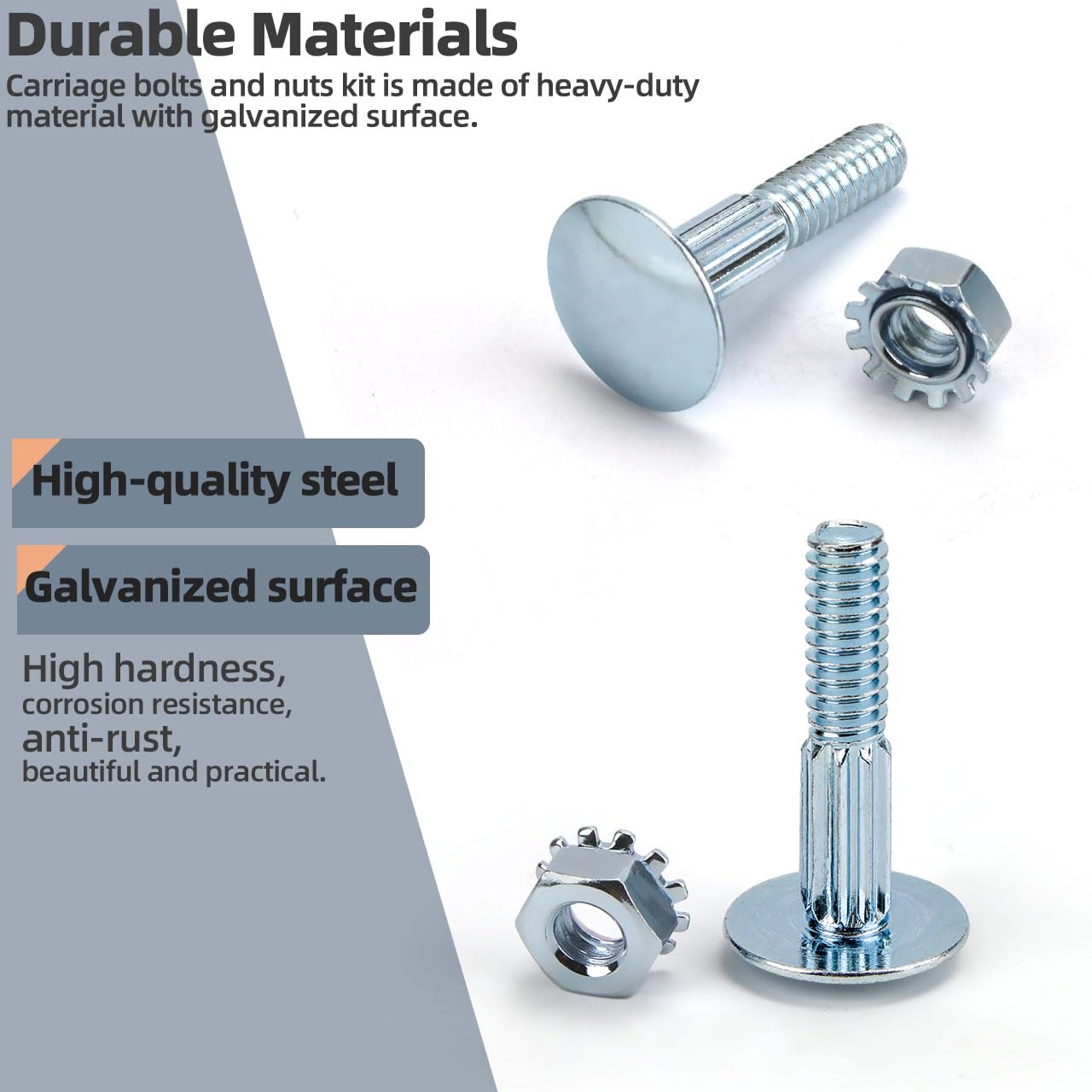 Carriage Bolts for Todco Roll-Up Doors - 50 Pack -4 Carriage Bolts for Todco Roll-Up Doors - 50 Pack -4