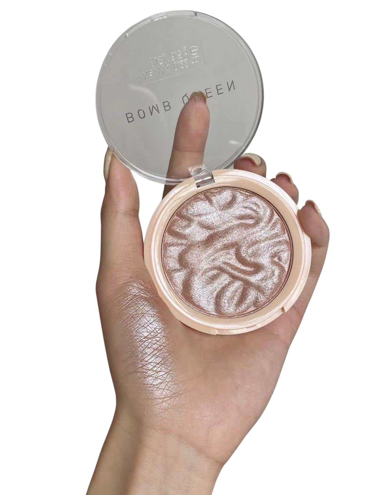 Makeup Highlighter Metallic Face Body Shimmer Highlight Makeup Luminizers, DARE TO DIVULGE, 1 Count