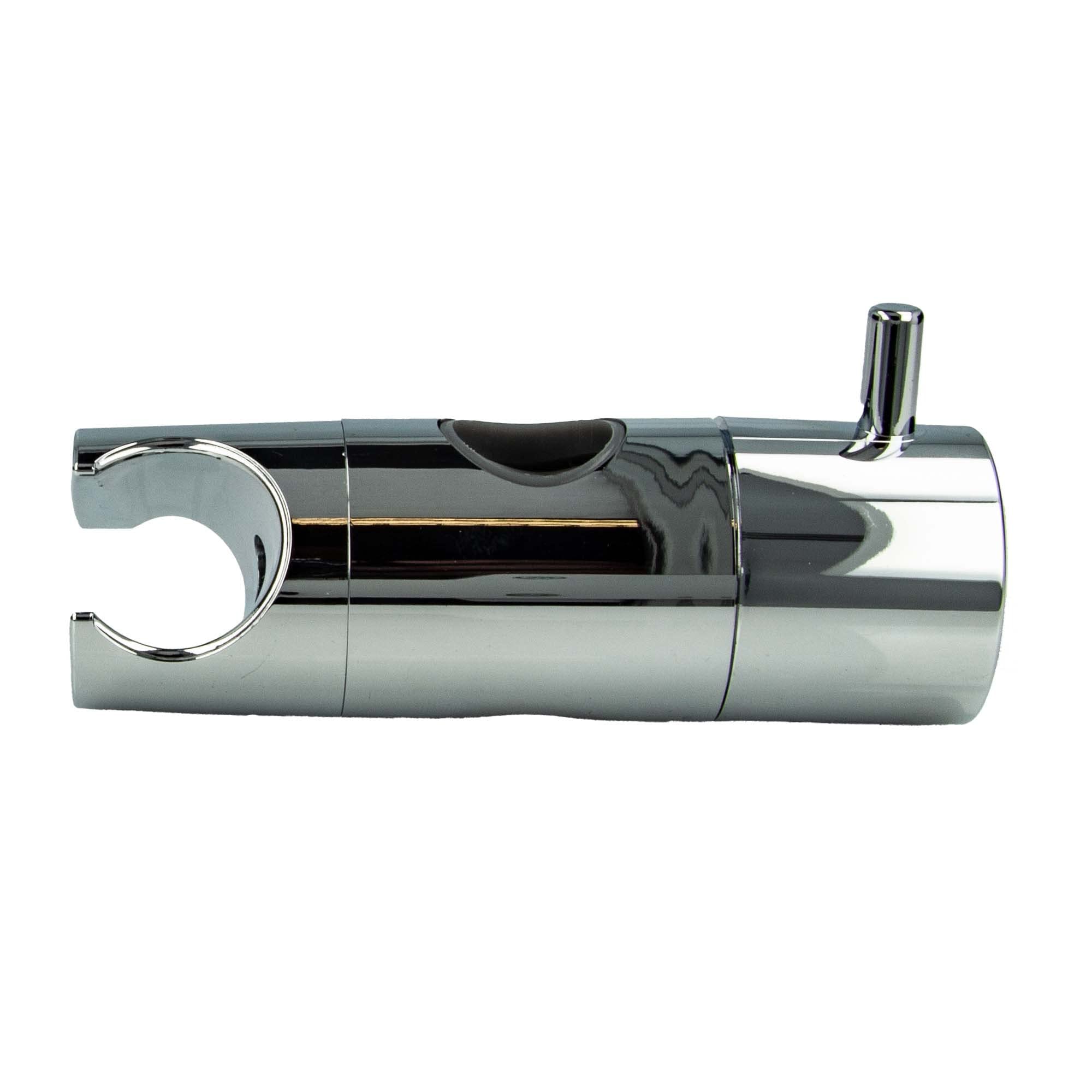tecuro Designer Shower Holder for Wall Bar Diameter 20 mm Chrome-Plated Plastic