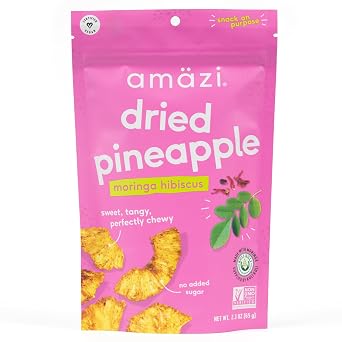 Amazi Foods | Variety Dried Fruit Snack Pack | Dried Pineapple, Jackfruit, Plantain Chips | All Natural Snacks | No Sugar Added Dried Tropical Fruit