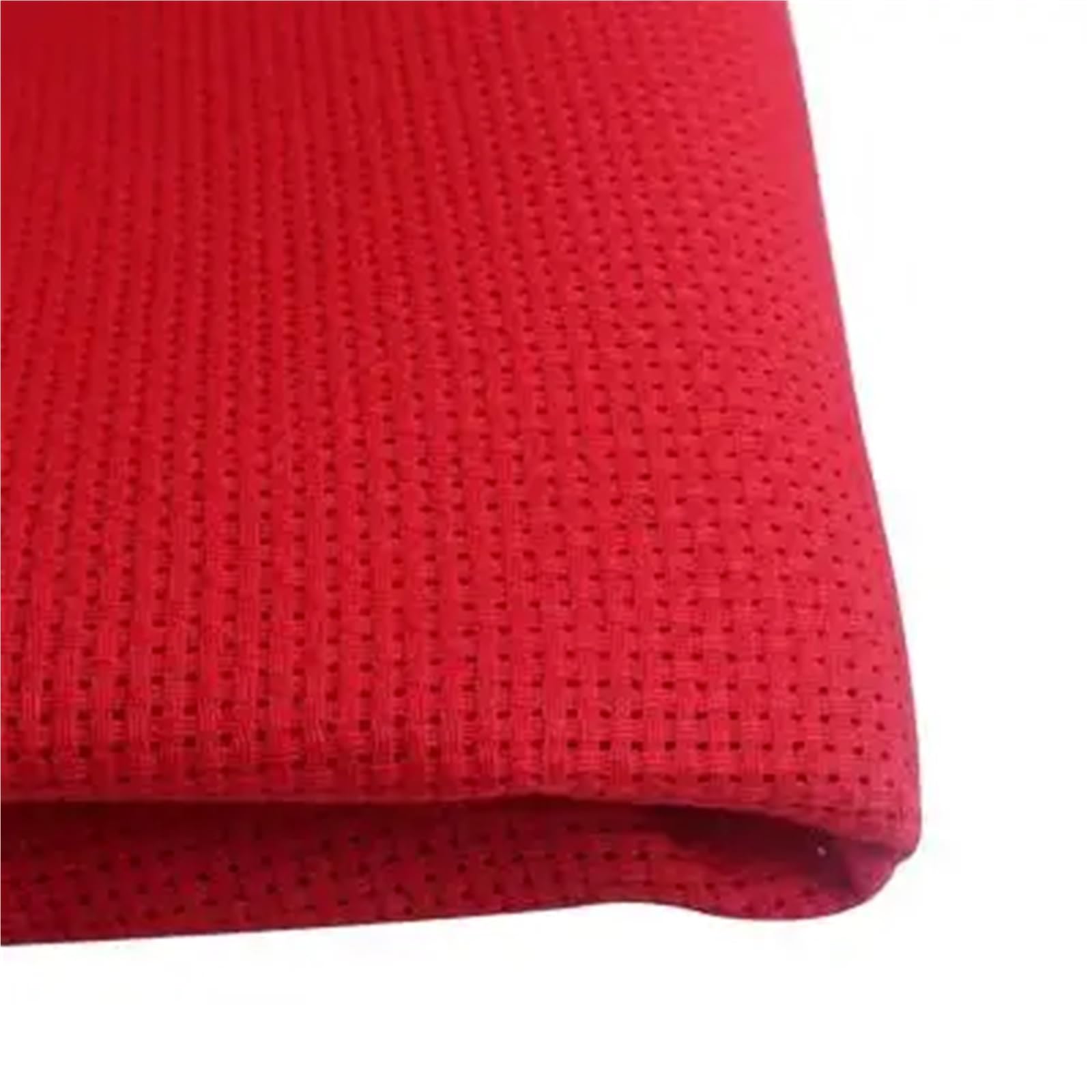Tkanina do haftu, Tkanina do haftu krzyżykowego w kolorze czerwonym, tkanina, płótno, DIY, szycie ręczne, rękodzieło, ściegi ręcznie robione, haft(11ct,40x60)