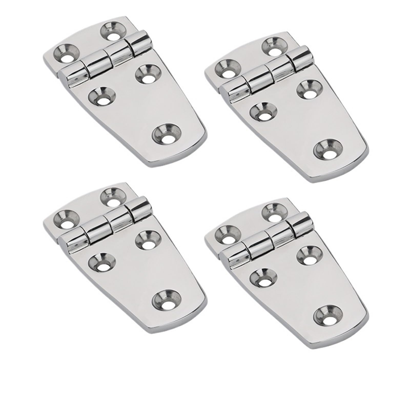 76x38mm Marine 316 Stainless Steel Hinge Short Side Door Hinge Yacht Boat RV Marine Hinge 4Pcs