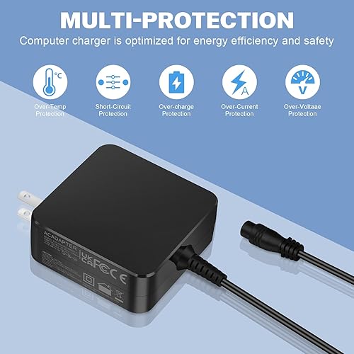 Miniatura 2 de 65W 45W 33W Charger Compatible with Asus X541N X541NA X553M X540S F510U Q200E Q302L Q504UA Q304U UX360C UX31A UX330U UX305C C202SA C300SA