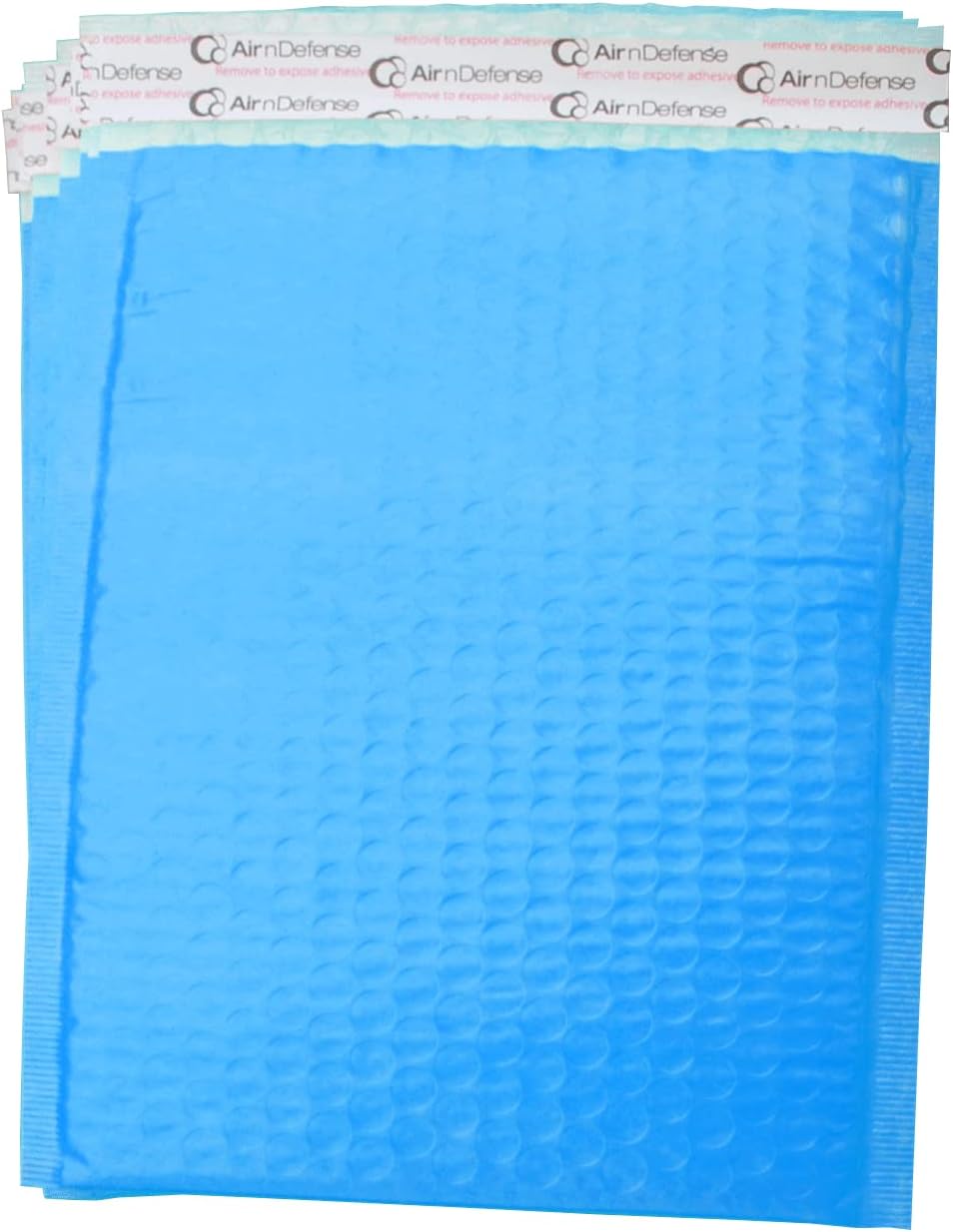 AirnDefense 500#0 6.5X10" Blue Poly Bubble Mailers Shipping Padded Envelope