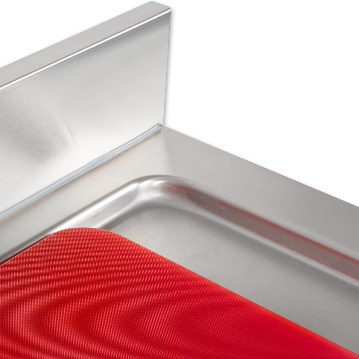 Beeketal Wild-Zerlegetisch & Metzgertisch BAZ1090-L – Edelstahl Klapptisch für Jäger & Hobby-Metzger, inkl. LDPE-Schneideplatte & Abfall-Aussparung, 1090x670x950 mm, klappbar