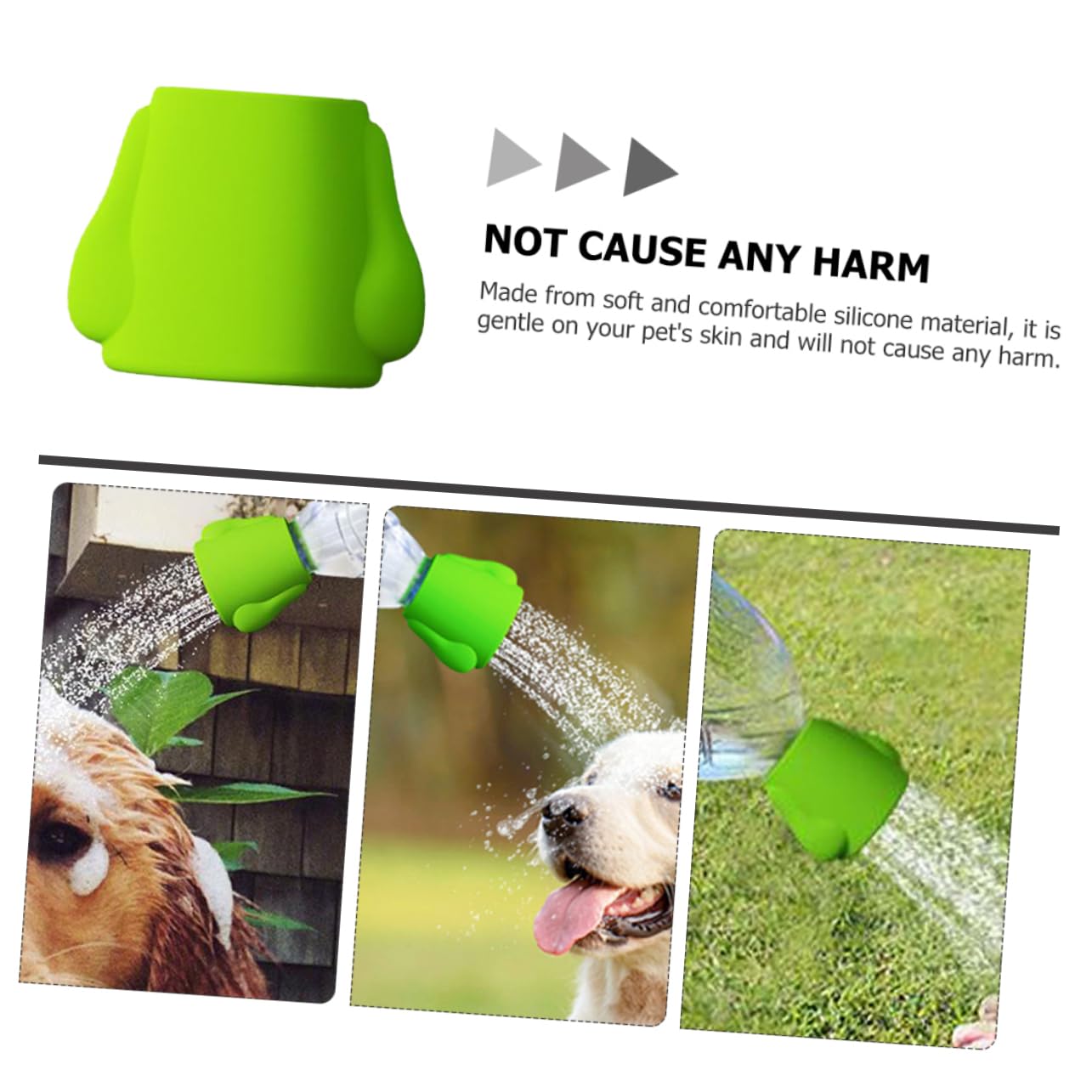 OSALADI Haustier Dusche - Tragbarer Sprühaufsatz Für Wasserflaschen