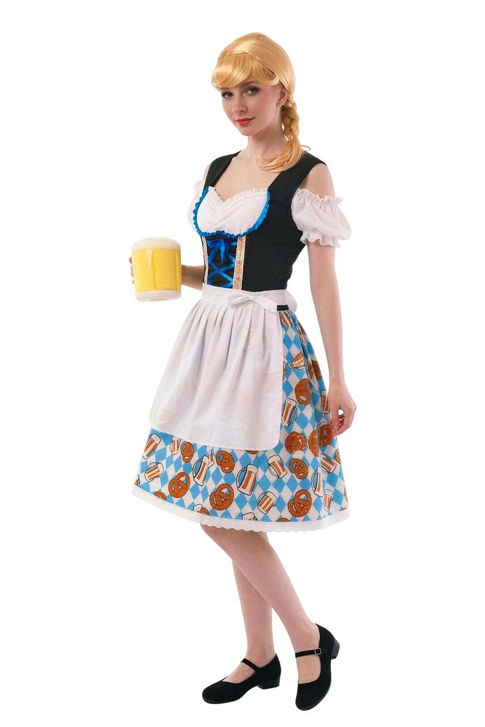 MOYGOR Dirndl Costume Oktoberfest Outfit Costume Dress Women L โ image 1