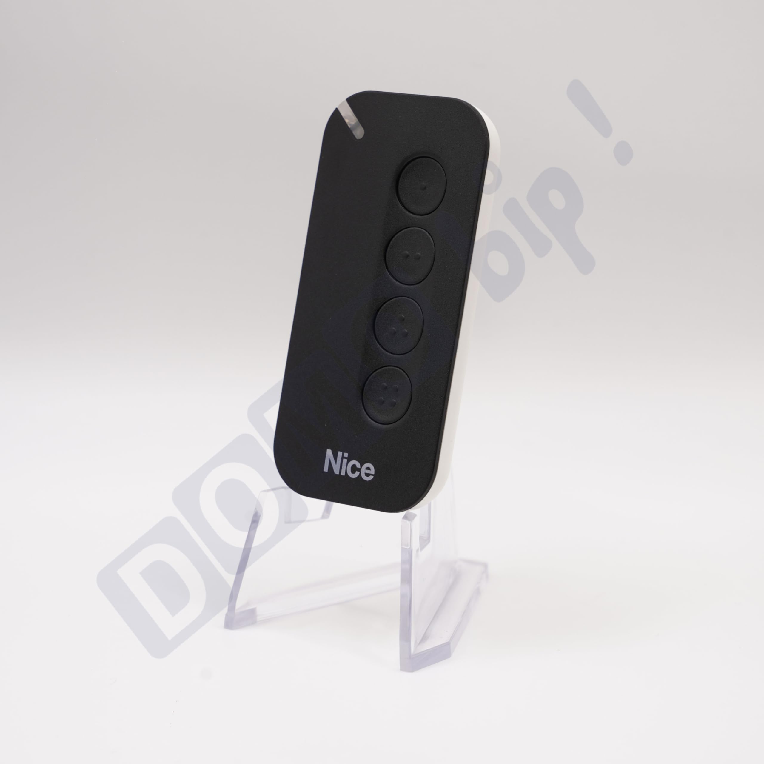 Nice FLO4R-S Devient MYGO4 - Télécommande 4 canaux pour portails et Garage - Rolling Code/O-Code 433,92 MHz - Compatible FLOX2R/FLOXI2R/OX2/OXIBD - Émetteur Officiel certifié + 1 Goodies DOMOBIP
