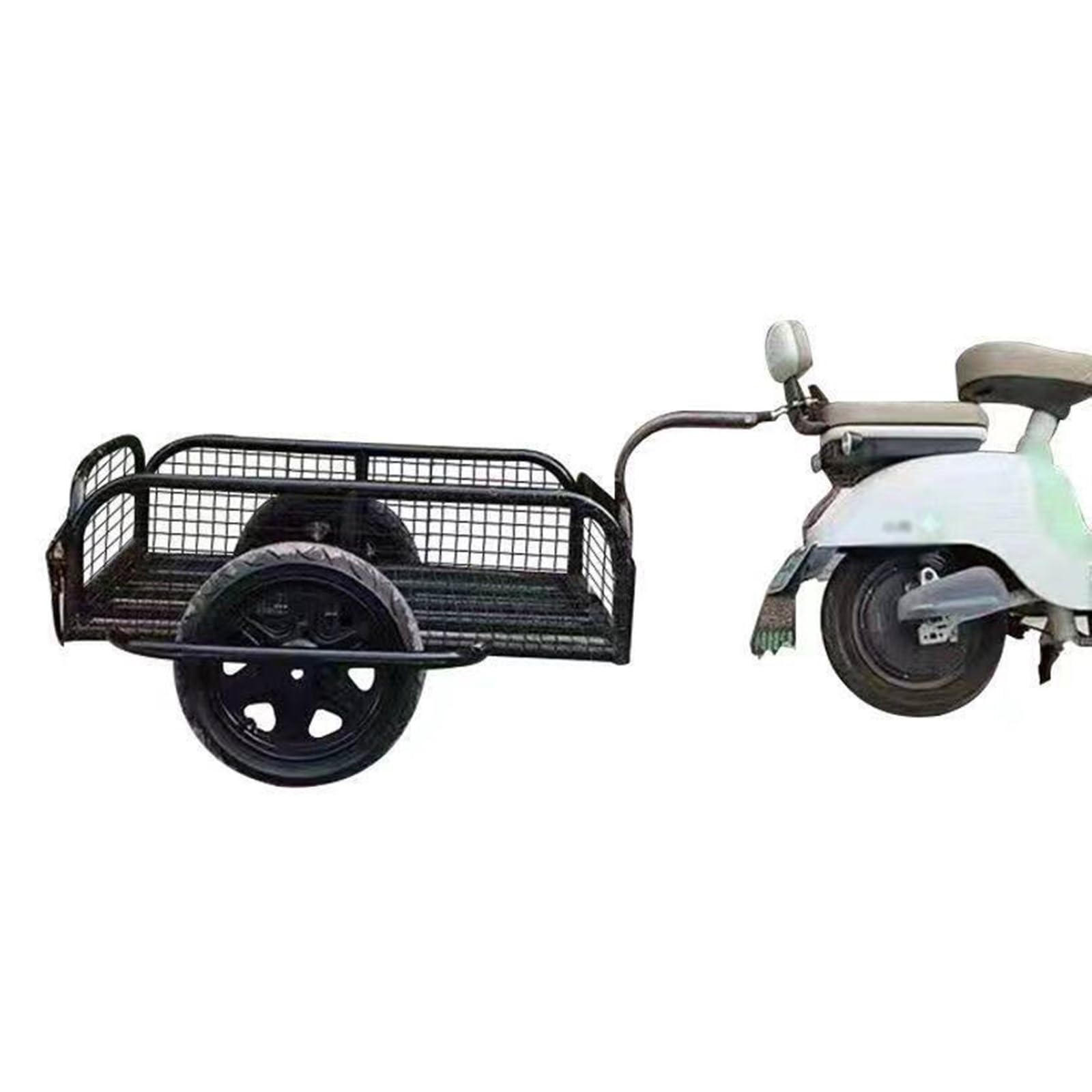 Remorque Cargo Monoroue pour Vélo Électrique, Panier Arrière Porte‑Charges pour Vélo
