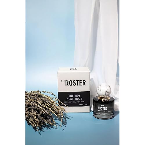 The Roster - The Boy Next Door - Linen, Lavender, and White Musk. Eau de Parfum, Women's Perfume Spray, 50ml Perfume, Personal Fragrance
