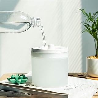 XILALA Humidifiers for Home, Humidificateur ultrasonique Humidificateur de Lotus de Grande capacité Diffuseur d'arôme Diffuseur Liangwu Ting Air de Bureau air humidifier. (Color : Pink)