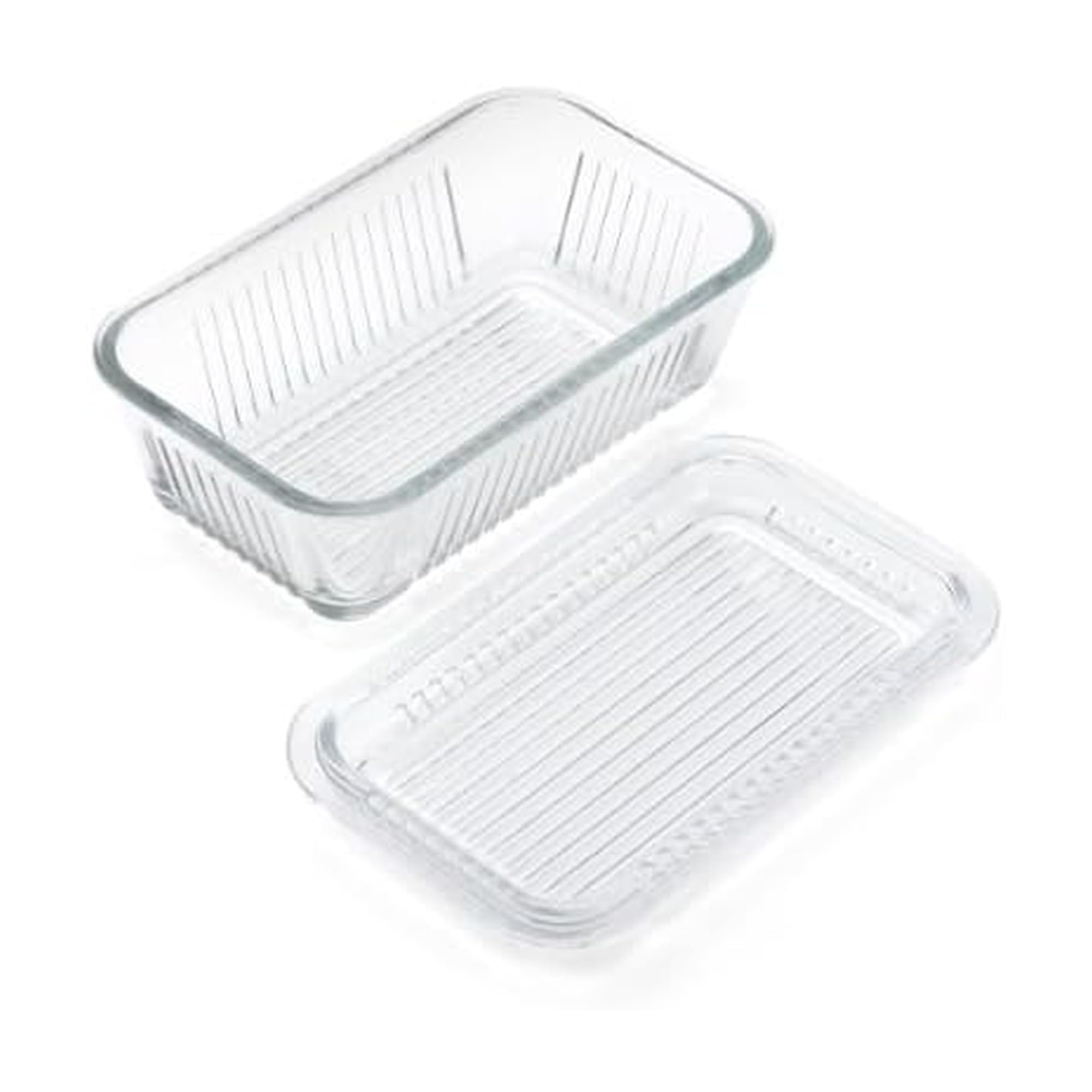Gemco Multi Function Butter Dish, 6-Inch, Clear