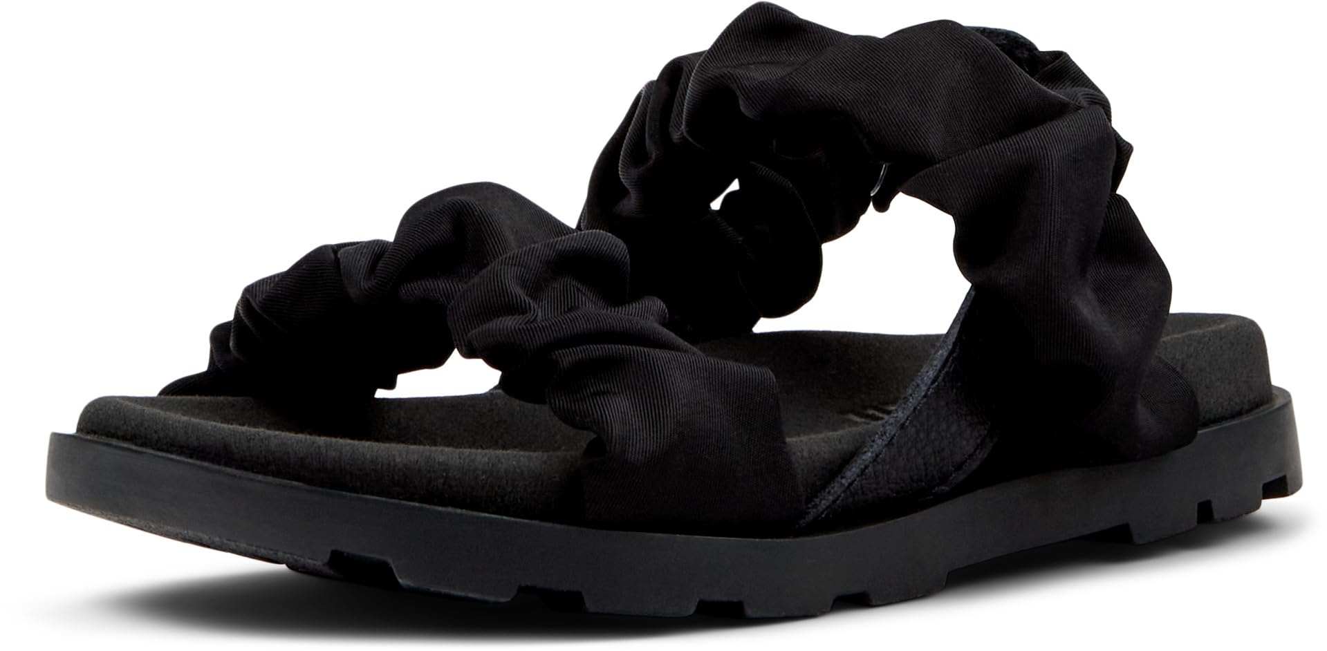 Camper Brutus K800620 2-Strap Sandal, Black 001, 2 UK