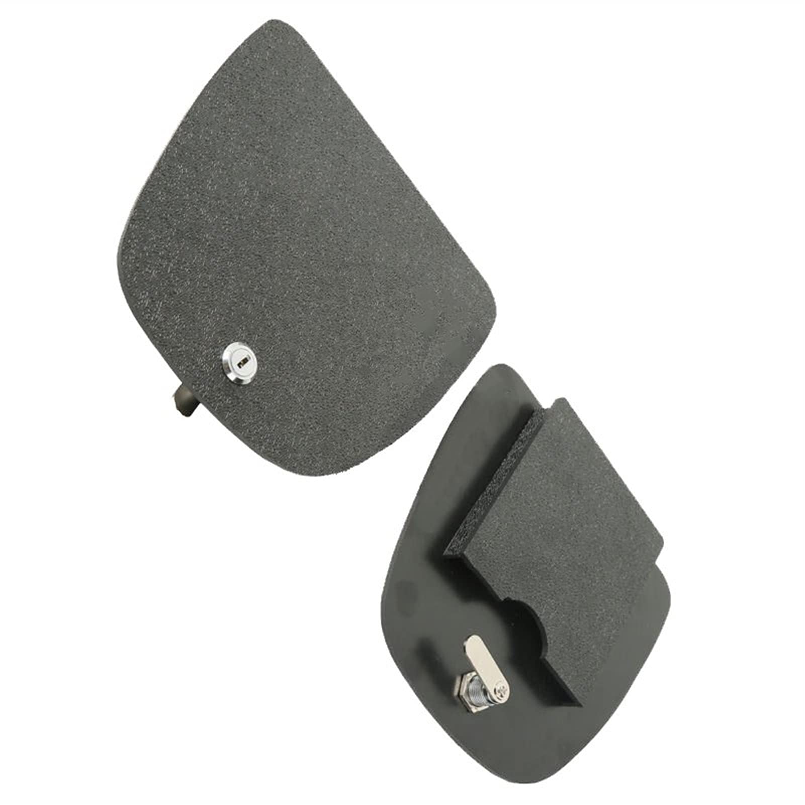 Portes De Boîte À Gants Verrouillables pour Carénage Inférieur De Moto ABS pour Harley Davidson Touring Electra Street Glide Road King 2005-2010 2011 2012 2013
