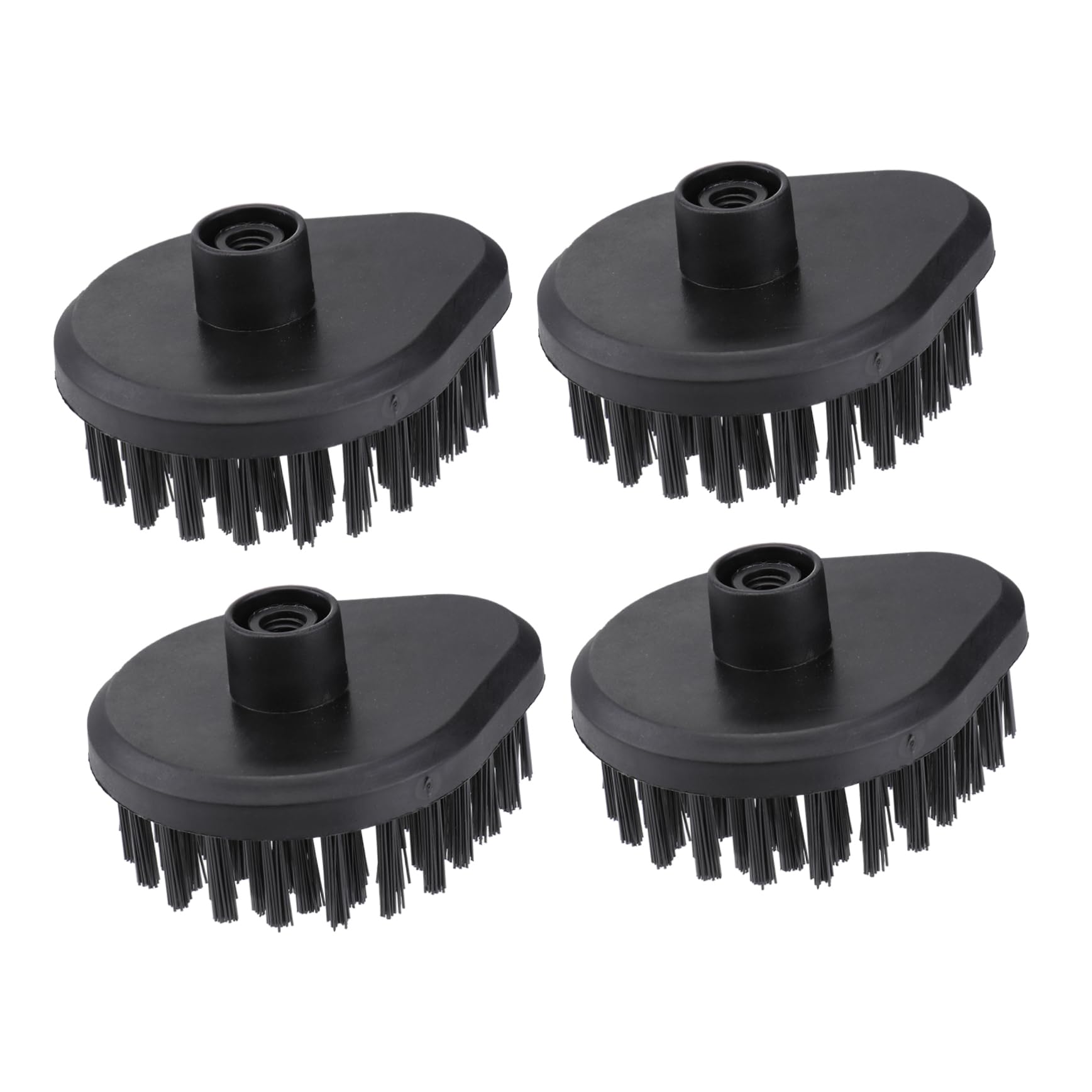 TOVINANNA 4pcs Multi Purpose Cleaning Brush for Household Use Steam Washer Brush Heads for Versatile Surface Scrubbing for Bathrooms Kitchens and Carpets