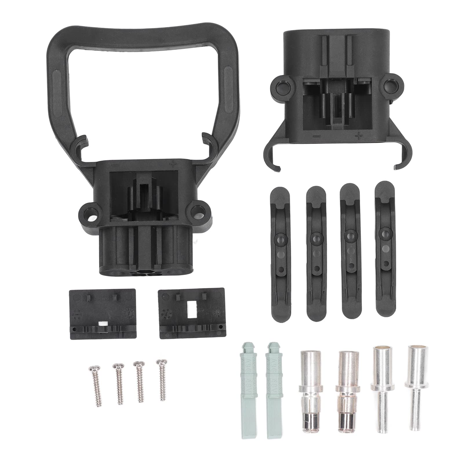 Connecteur d'alimentation pour chariot élévateur, coque PC 80 A, forte conductivité, connecteur d'alimentation de batterie en cuivre, prise mâle femelle avec terminal pour treuils, camions ou autres