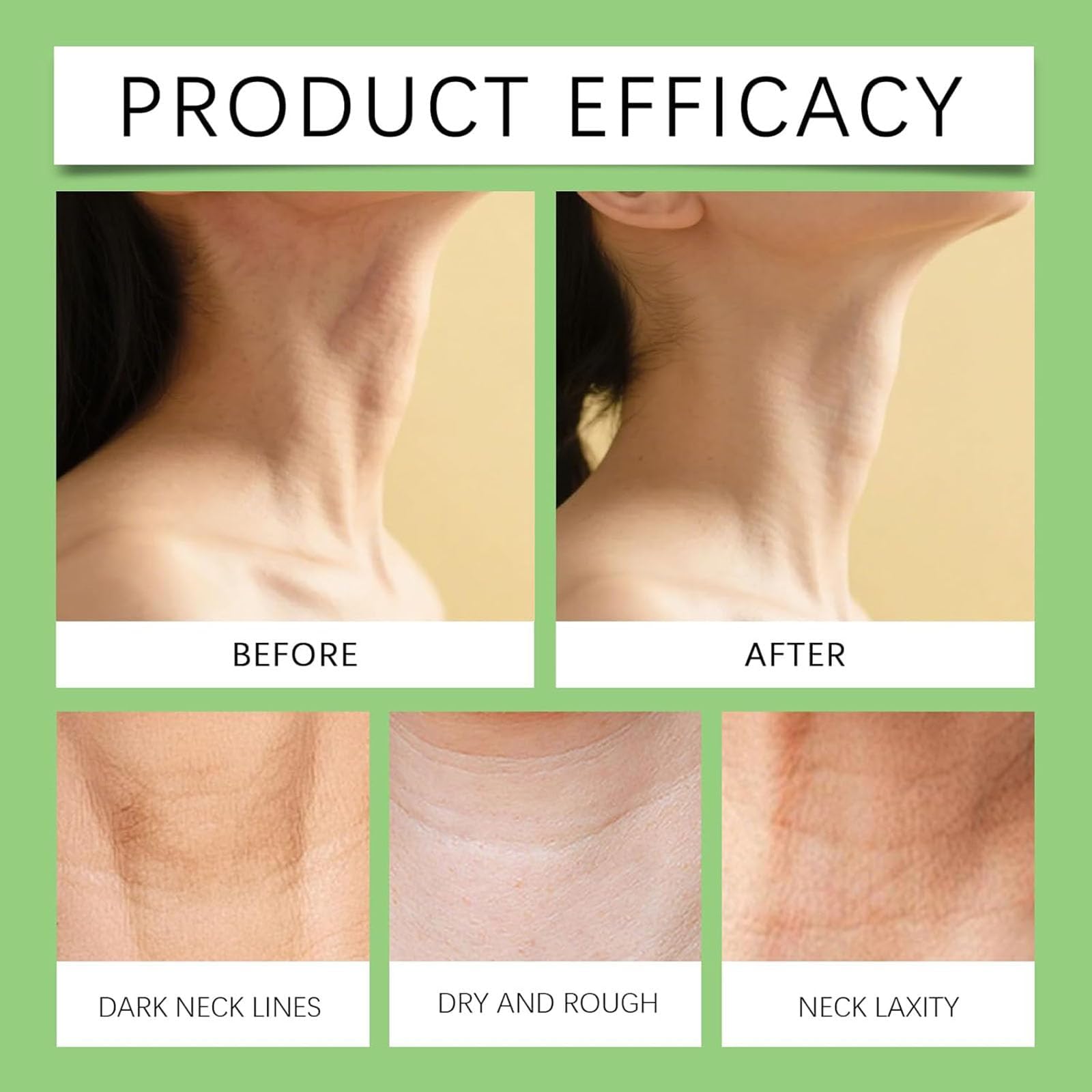 Crema Reafirmante y con Efecto Lifting para el Cuello, Crema Reafirmante Antienvejecimiento para Mujeres y Hombres, Reduce líneas finas y papada, Mejora la elasticidad e hidrata, Cuidado antiarrugas