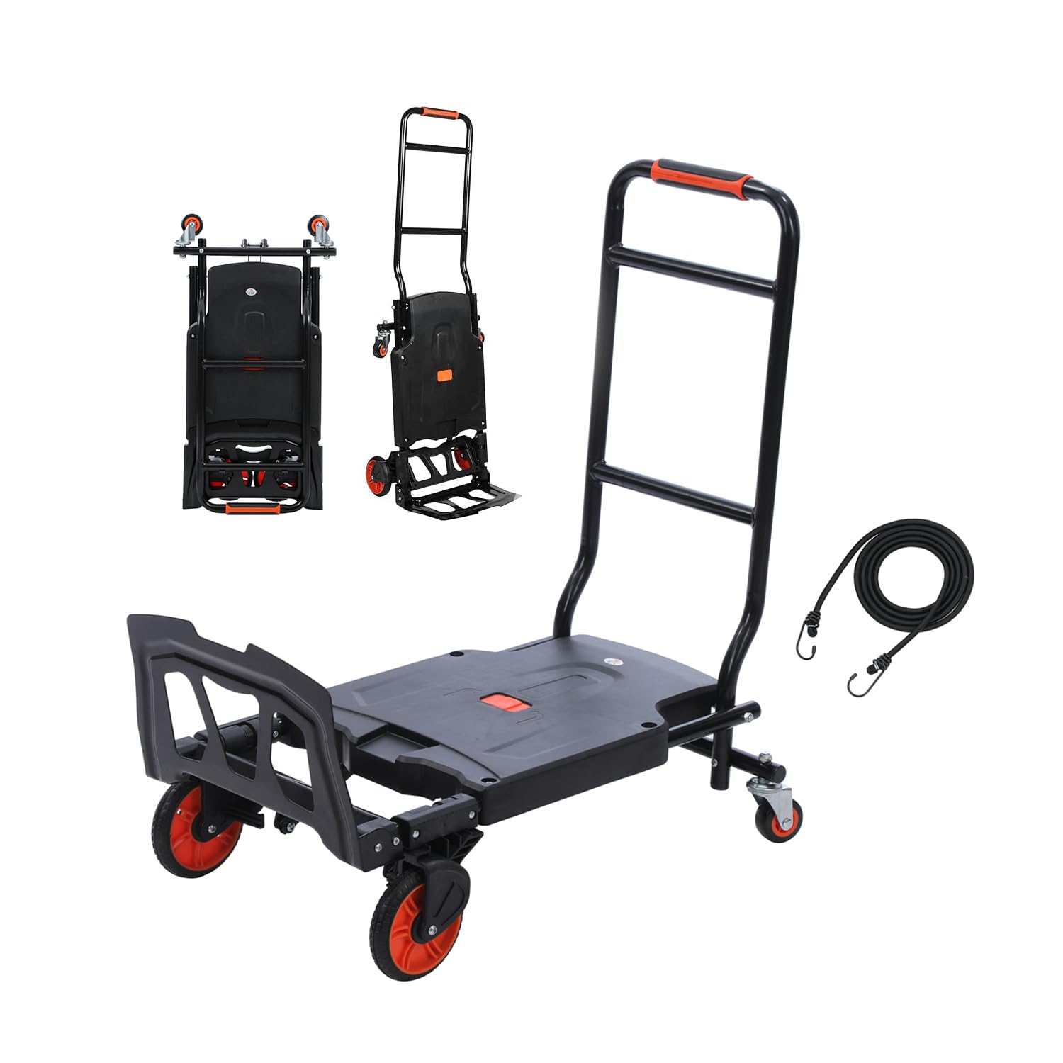 TOPWAY Trolley Multi Function Folding Handcart and Hand Truck 120KG
