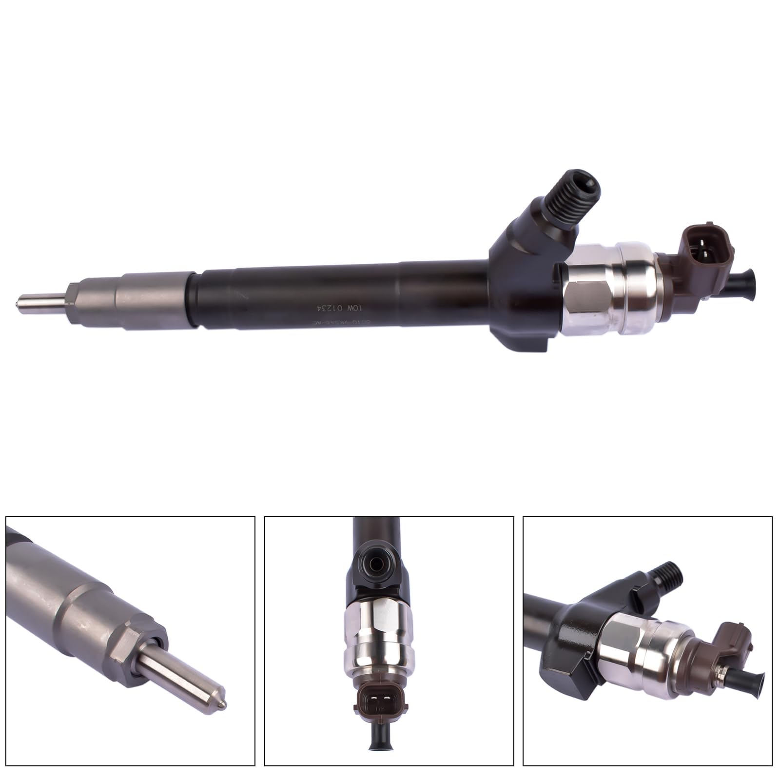 Bisenya 4x inyector de combustible 6C1Q-9K546-AC Compatible con Cit-roen Jum-per Fi-at Du-cato Fo-rd Tran-sit Peu-geot Bo-xer 2.2 TDCI 6C1Q9K546AC 0950005801 095000-5800