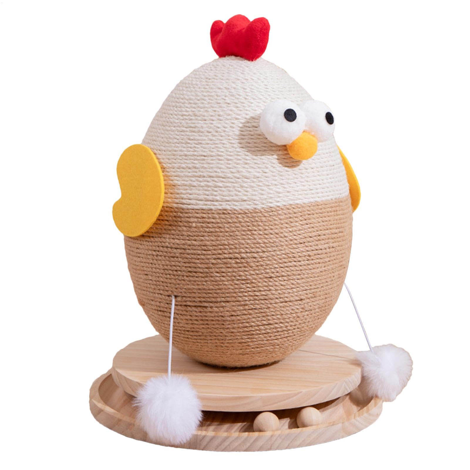 Griffoir pour chat et jouet mécanique en sisal doux pour chaton