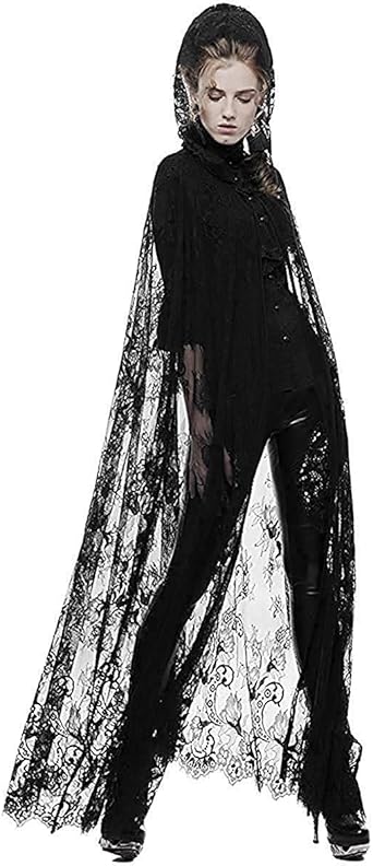 black lace cloak