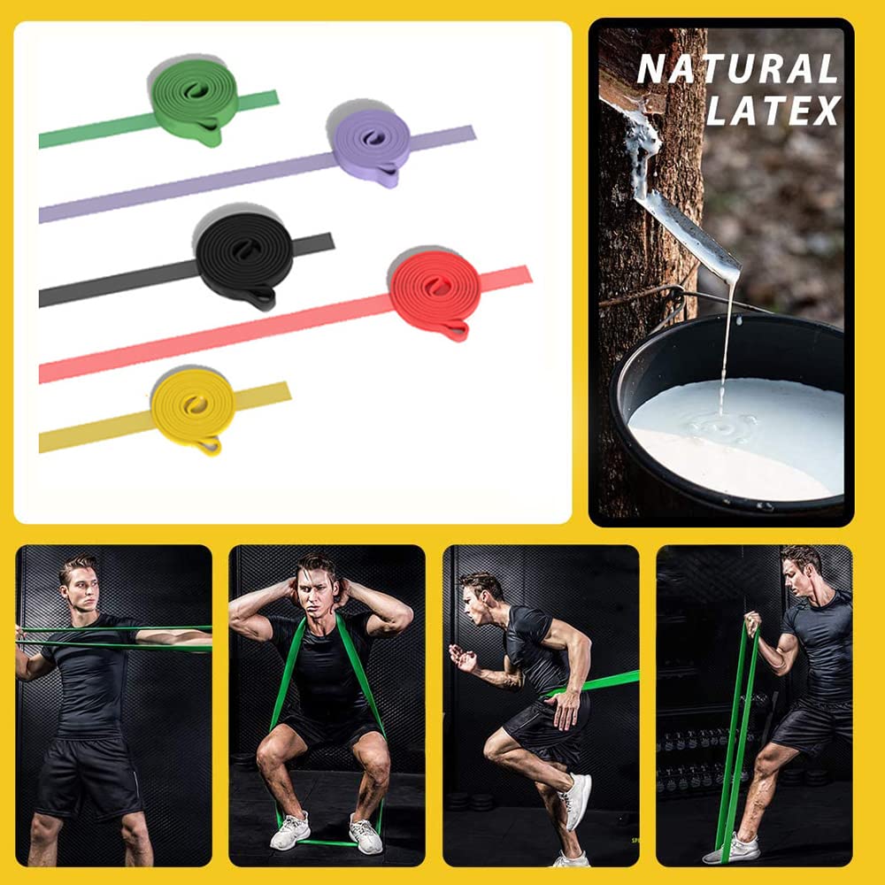 Banda de Resistencia, Conjunto de combinación de Barra de Fitness, Banda de tensión, Banda elástica de Resistencia Utilizada para Entrenamiento de Resistencia, Entrenamiento en casa