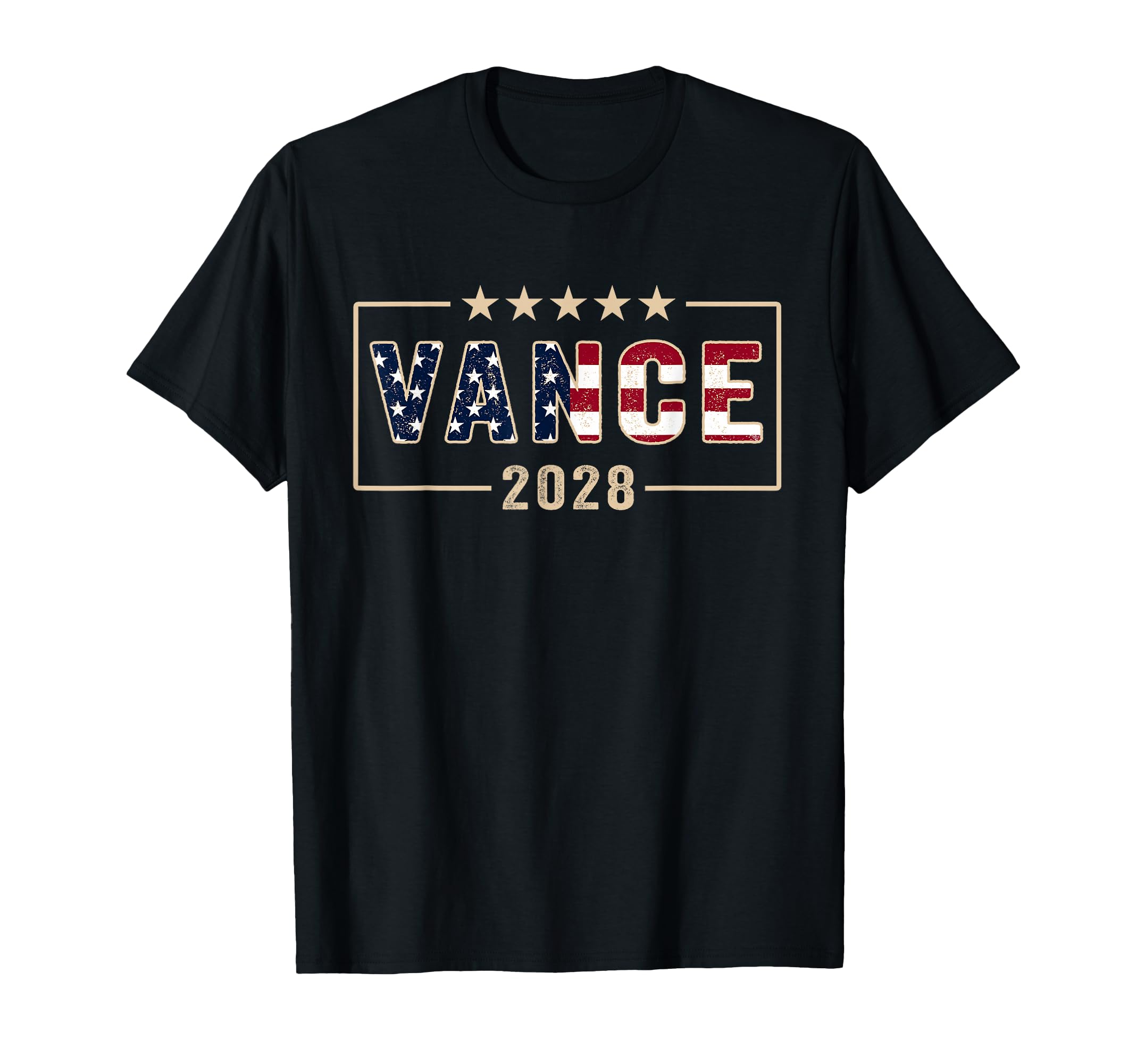 Vance 2028 J.D. Vance for President 28 Vance Flag T-Shirt