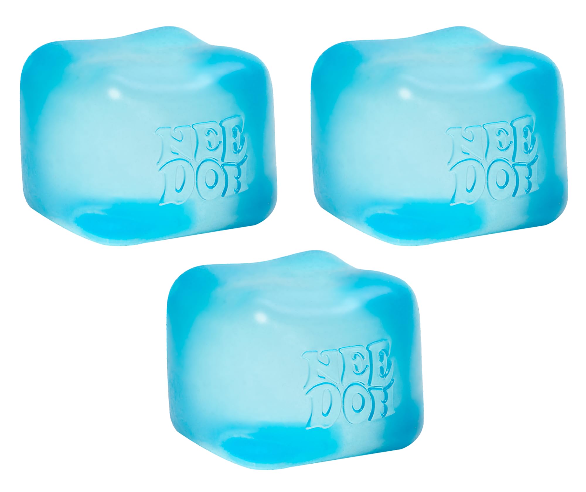 Schylling Needoh Nice Cube Sensory Toy with a Super Solid Squish - Colors May Vary 3 Pack Nice Cube 3