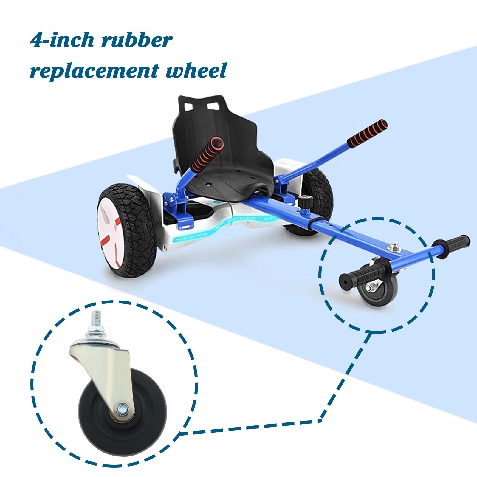 Hoverboard Go Kart Attachment Create Idea 4in Hoverkart