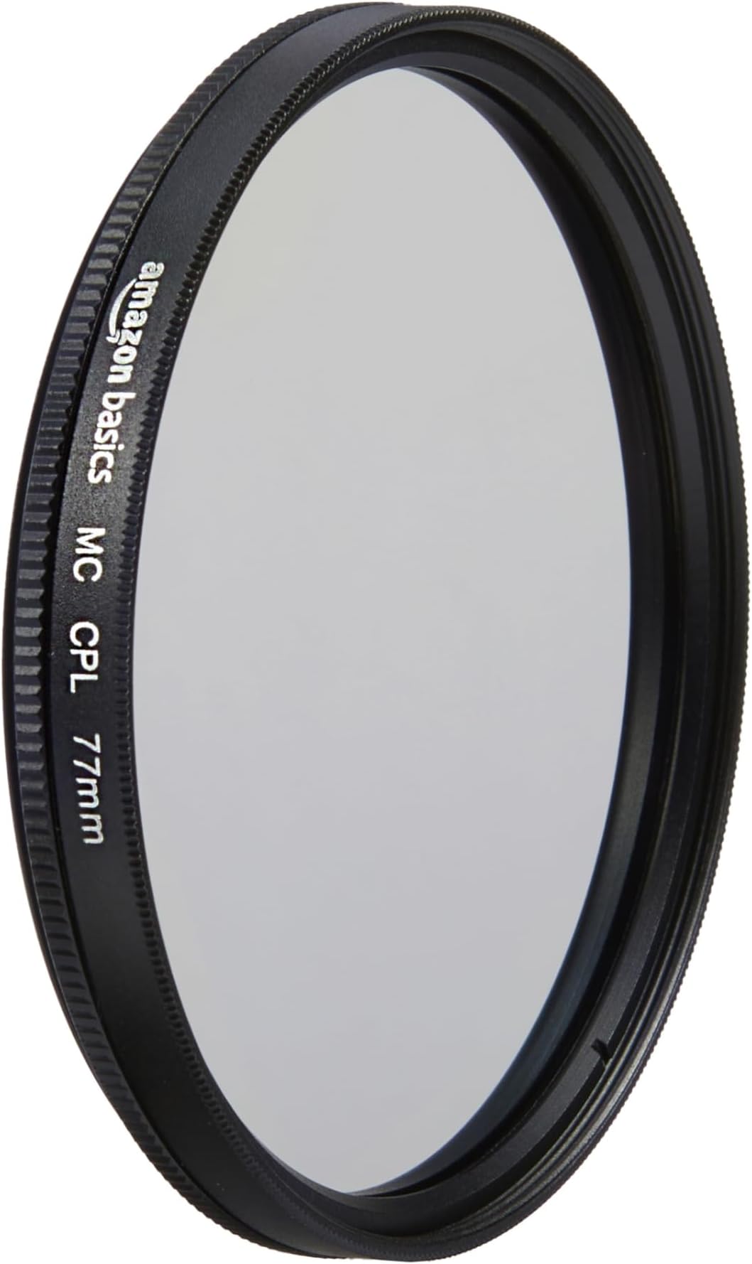 Amazon Basics 77 mm Circular Polarizer Protection Filter for Deeper Colours, Glare and Reflection Reduction, Multi-Coated, Protects from Dust, Dirt and Scratches