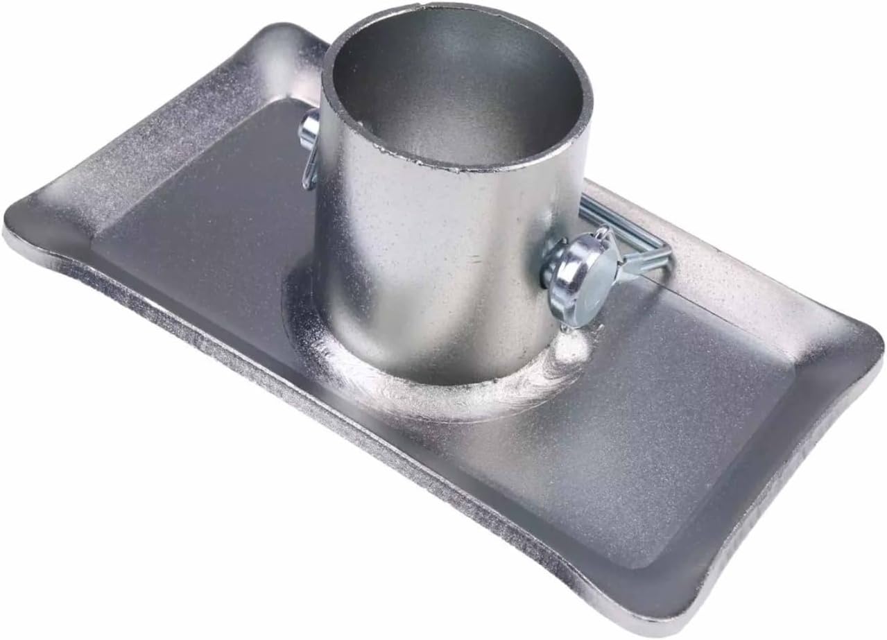 Trailer Jack Foot Plate 5,000lbs W/Locking Pin Base for Boat RV Camper Trailer