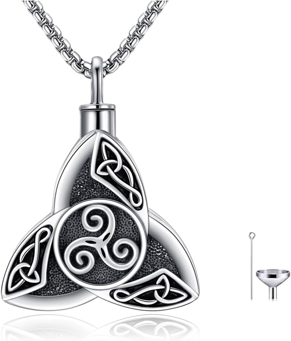 Urn Necklace for Ashes for Women Ashes Necklace Copper 925 Sterling Silver Custom Cremation Jewelry for Women